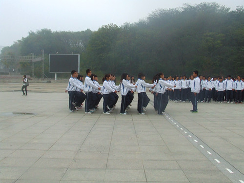 澳门电子pg游戏官网举行2012级新生广播操比赛